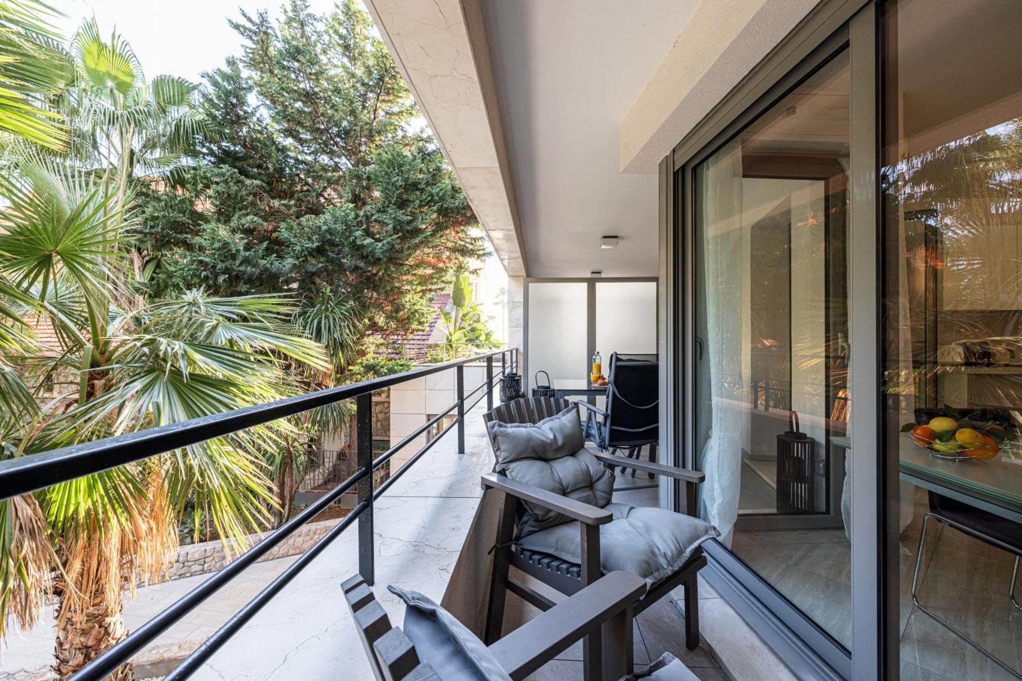 Studio Centre Terrasse Climatisation 50m plage Mentone Esterno foto