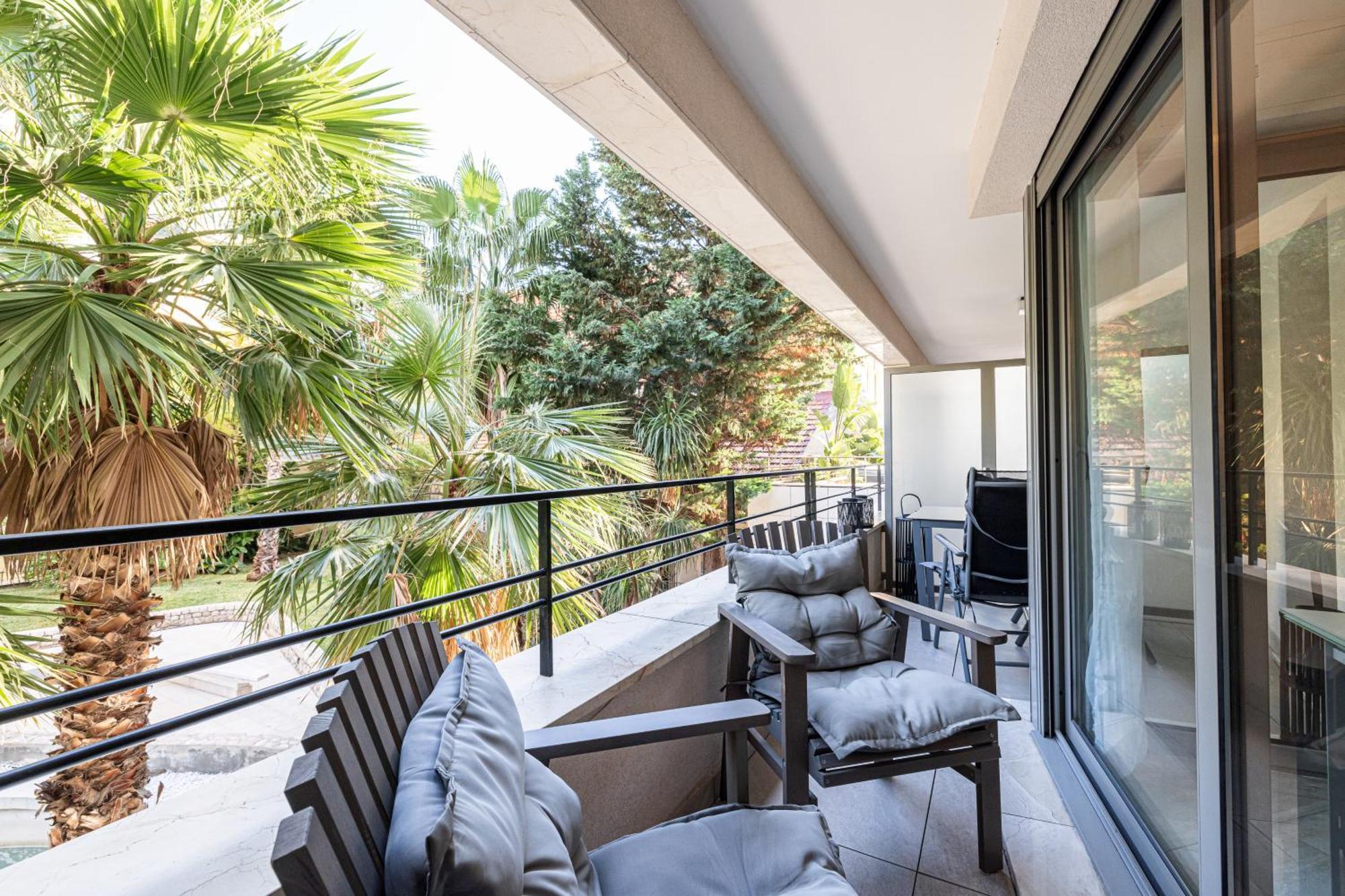 Studio Centre Terrasse Climatisation 50m plage Mentone Esterno foto