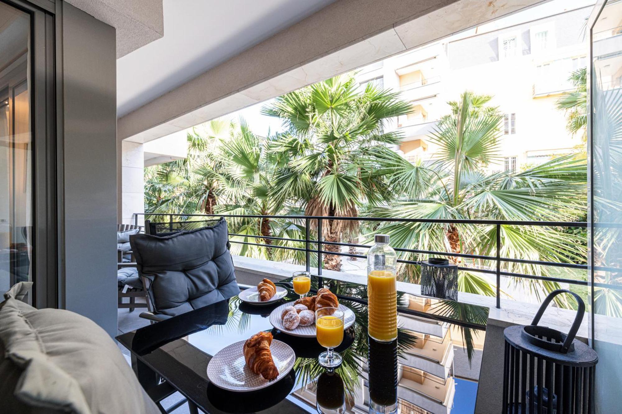 Studio Centre Terrasse Climatisation 50m plage Mentone Esterno foto