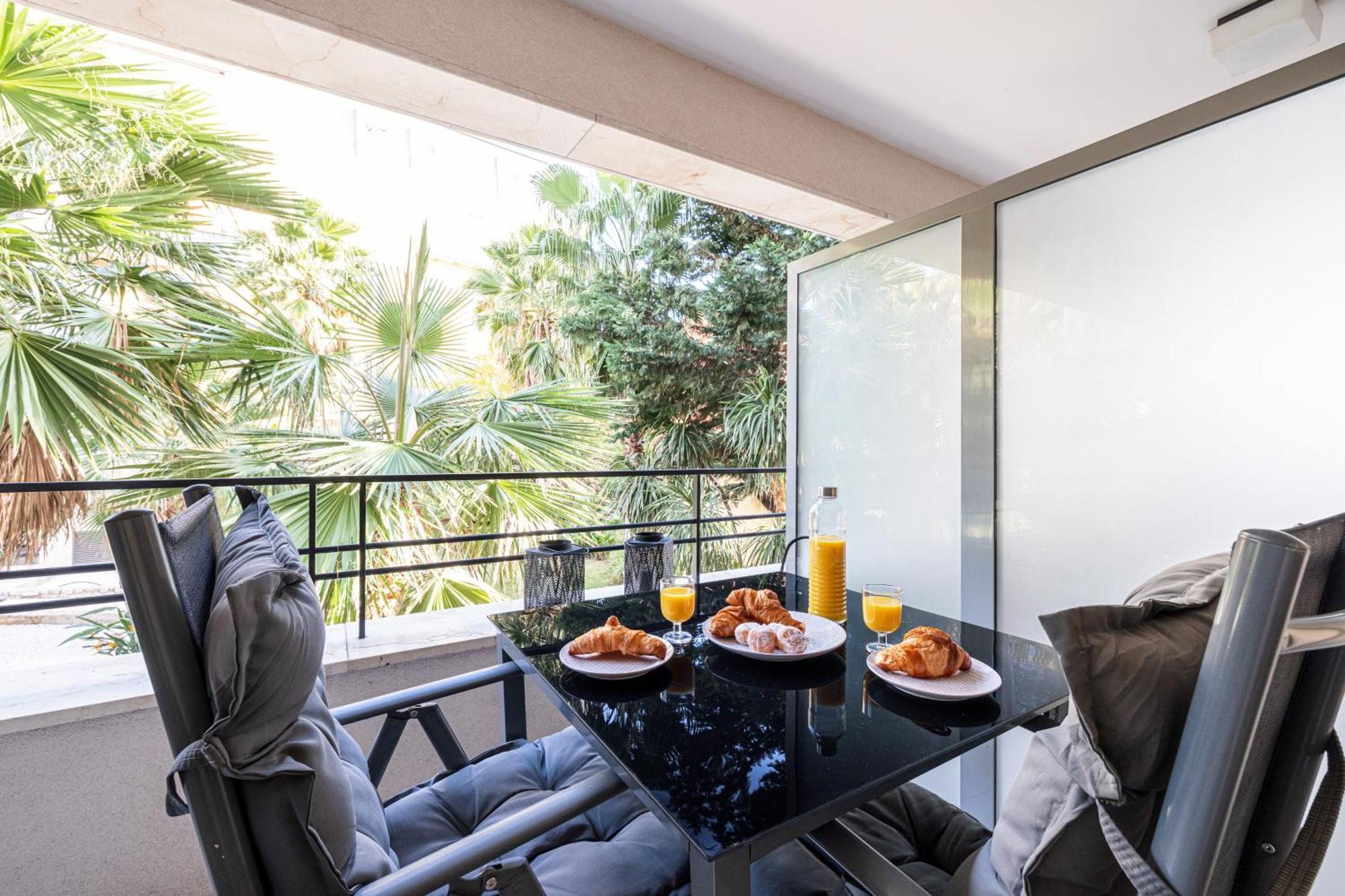 Studio Centre Terrasse Climatisation 50m plage Mentone Esterno foto