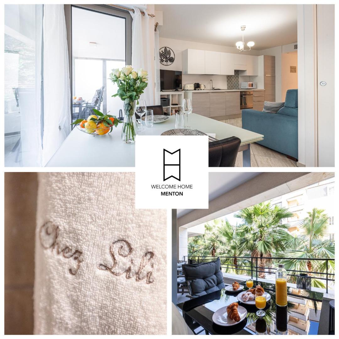 Studio Centre Terrasse Climatisation 50m plage Mentone Esterno foto